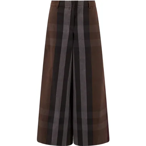 High Waist Trousers , female, Sizes: 2XS - Burberry - Modalova