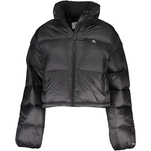 Polyamide Jackets Coat , male, Sizes: L, XL - Calvin Klein - Modalova