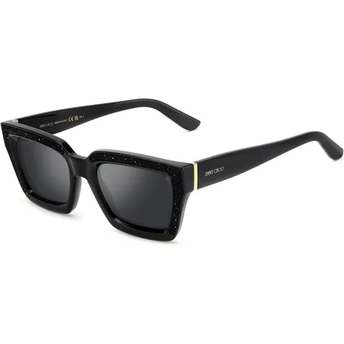 Grey Sunglasses Megs/S , female, Sizes: 51 MM - Jimmy Choo - Modalova