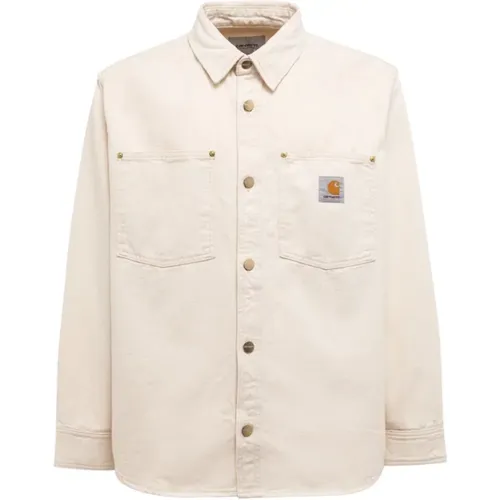 Solid Color Cotton Derby Shirt , male, Sizes: L - Carhartt WIP - Modalova