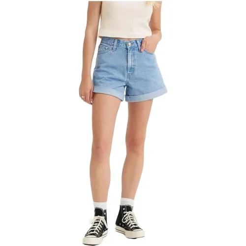 Levi's, Gerollte 80er Mom Shorts , Damen, Größe: W24 - Levis - Modalova