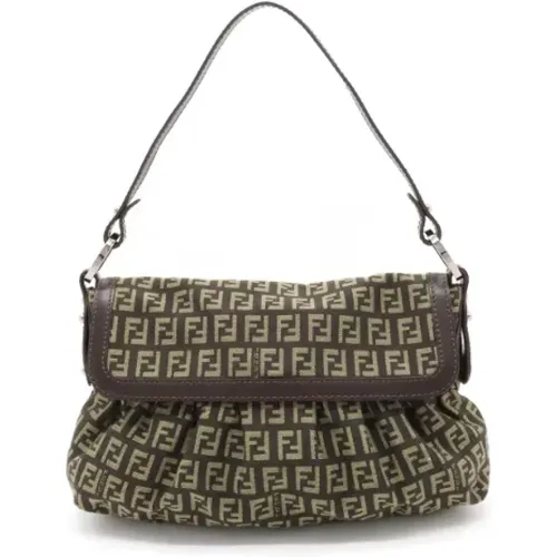 Pre-owned Canvas shoulder-bags , female, Sizes: ONE SIZE - Fendi Vintage - Modalova