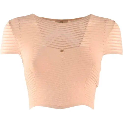 Stylisches Cropped Top für Frauen - Elisabetta Franchi - Modalova