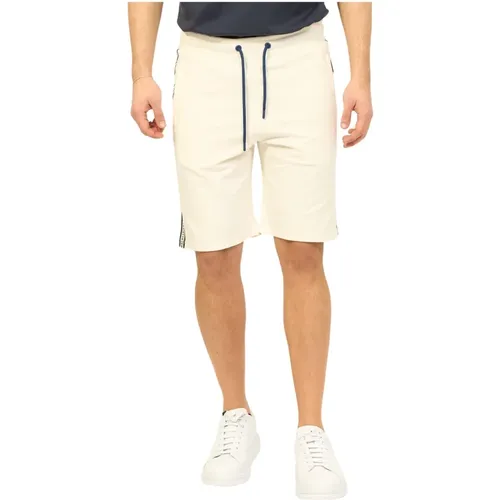 Cotton Mens Bermuda Shorts , male, Sizes: 3XL, 2XL, XL, L, M - Bikkembergs - Modalova