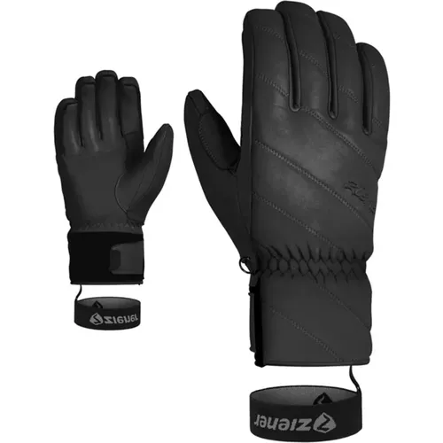 Schwarze Kuma AS Handschuhe , Damen, Größe: 6 1/2 IN - Ziener - Modalova