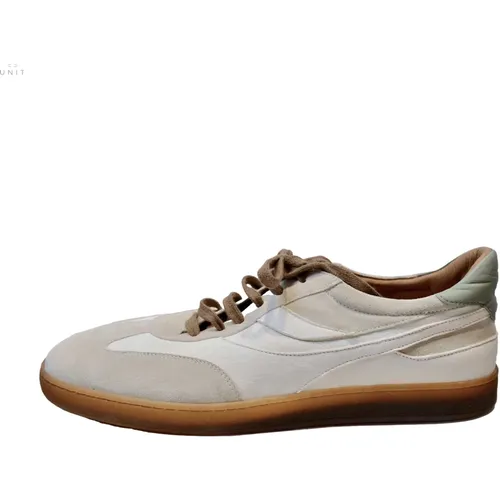 White Green Sneaker 9720 , male, Sizes: 11 UK, 12 UK - Elia Maurizi - Modalova