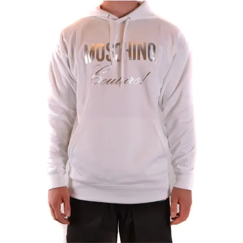 Lavender Hooded Sweatshirt , male, Sizes: M - Moschino - Modalova