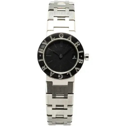 Pre-owned Stainless Steel watches , female, Sizes: ONE SIZE - Bvlgari Vintage - Modalova