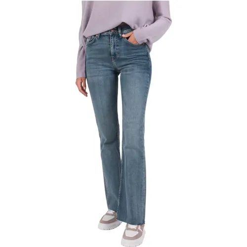 Klassische Gerades Jeans , Damen, Größe: W26 - drykorn - Modalova
