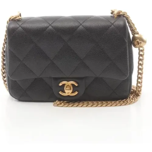 Pre-owned Leather chanel-bags , female, Sizes: ONE SIZE - Chanel Vintage - Modalova