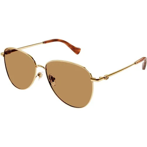 Stylische Sonnenbrille für Frauen , unisex, Größe: 60 MM - Gucci - Modalova