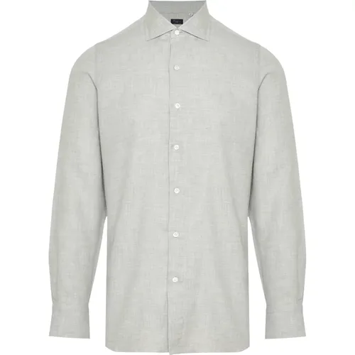 Luxury Cotton Cashmere Shirt Made in Italy , male, Sizes: M, 3XL, 4XL, 2XL - Finamore - Modalova