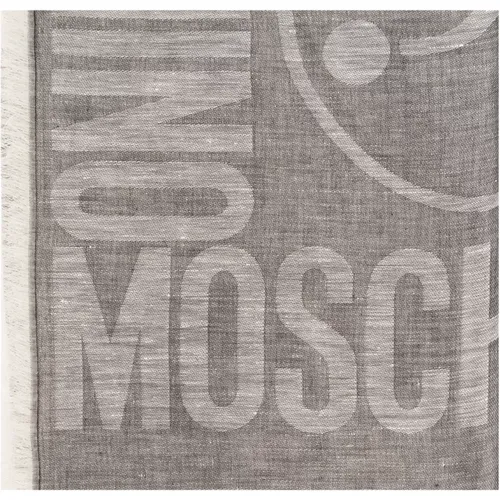 Schal mit Logo Moschino - Moschino - Modalova