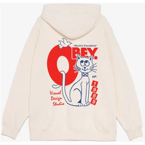 Stylischer Sweatshirt für einen Modernen Look , Herren, Größe: S - Obey - Modalova