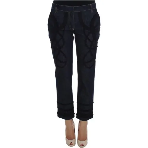 Bestickte Denim Capri Jeans - Dolce & Gabbana - Modalova