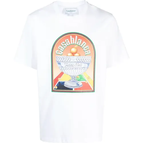 Oranges Terrain Bio-Baumwoll T-Shirt , Herren, Größe: S - Casablanca - Modalova