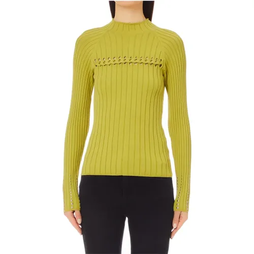 Grüner Pullover mit elegantem Design , Damen, Größe: L - Liu Jo - Modalova