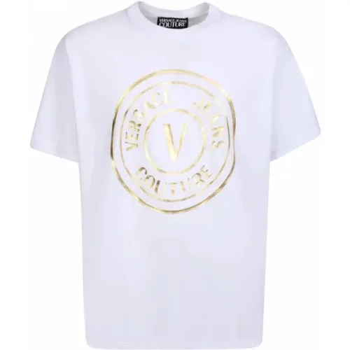 T-Shirts , Herren, Größe: 3XL - Versace Jeans Couture - Modalova