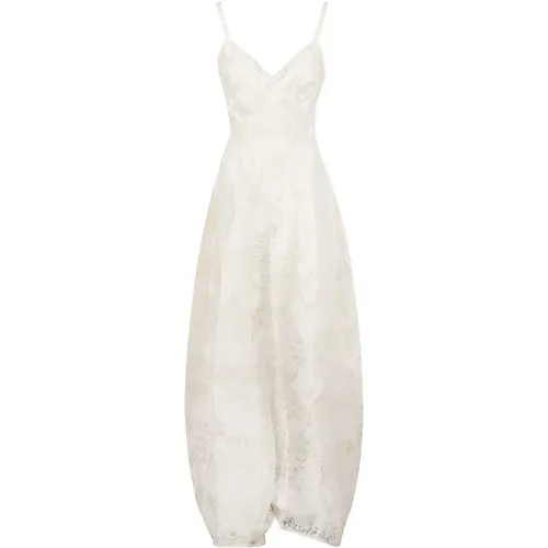 Snow Lace Dress , female, Sizes: XS - Ermanno Scervino - Modalova