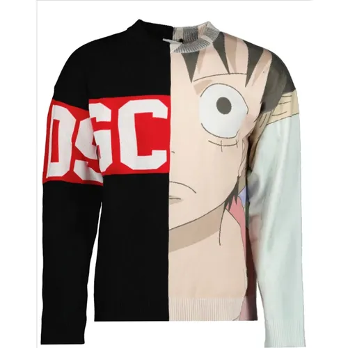 One Piece Luffy Sweatshirt , Herren, Größe: XS - Gcds - Modalova