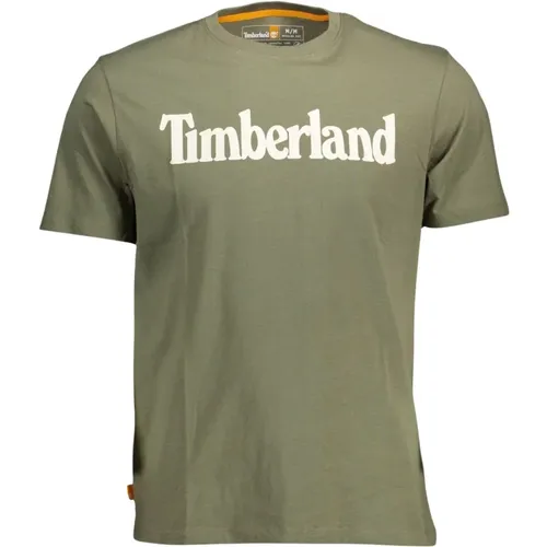 Grünes Klassisches T-Shirt , Herren, Größe: 2XL - Timberland - Modalova