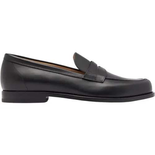 Klassische Schwarze Penny Loafers , Herren, Größe: 39 EU - Scarosso - Modalova