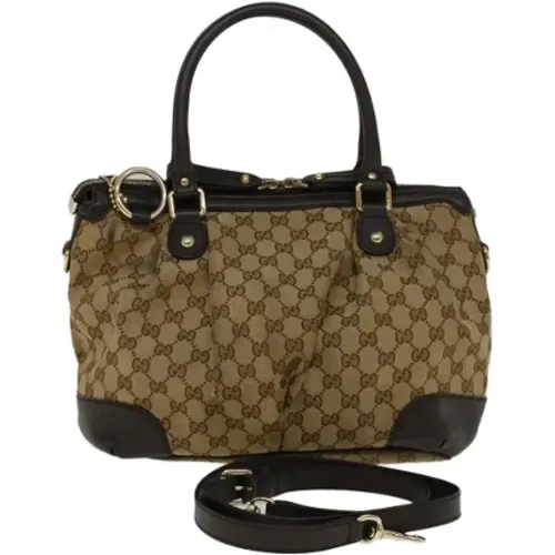 Pre-owned Canvas handbags , female, Sizes: ONE SIZE - Gucci Vintage - Modalova