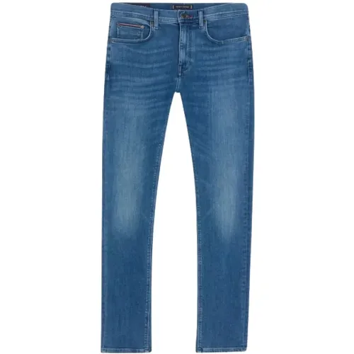 Slim Fit Bleecker Jeans , Herren, Größe: W34 - Tommy Hilfiger - Modalova