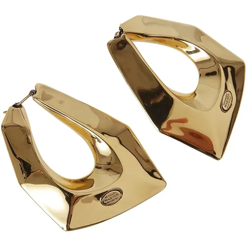 Women's Accessories Earrings Metallic Ss24 , female, Sizes: ONE SIZE - alexander mcqueen - Modalova