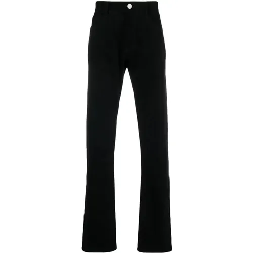 Elegant Straight Cotton Cashmere Jeans , male, Sizes: W33, W34 - Giorgio Armani - Modalova