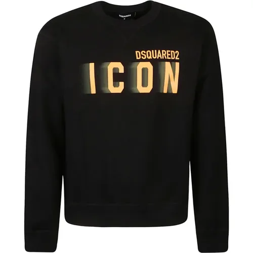Icon Blur Cool Fit Sweatshirt , Herren, Größe: XL - Dsquared2 - Modalova