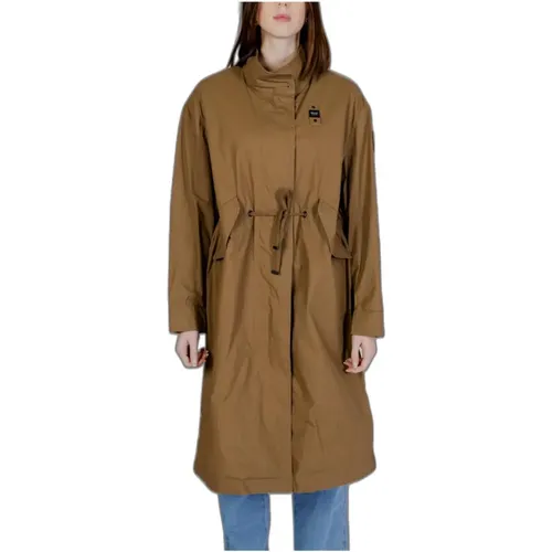 Parkas , Damen, Größe: M - Blauer - Modalova