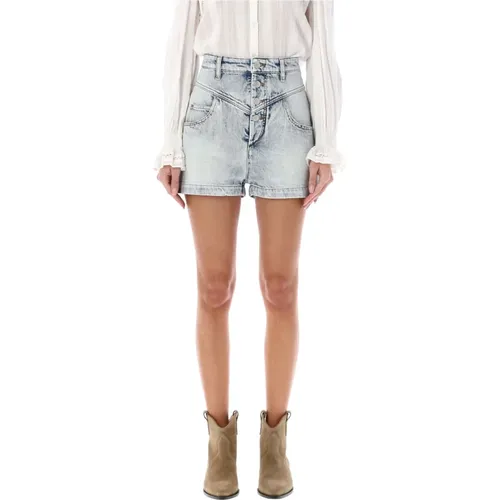 Short Denim Jeans , female, Sizes: S, XS - Isabel Marant Étoile - Modalova