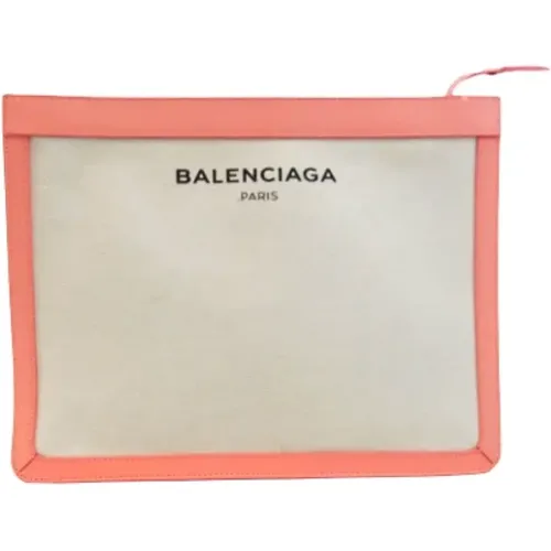 Pre-owned Canvas clutches , female, Sizes: ONE SIZE - Balenciaga Vintage - Modalova