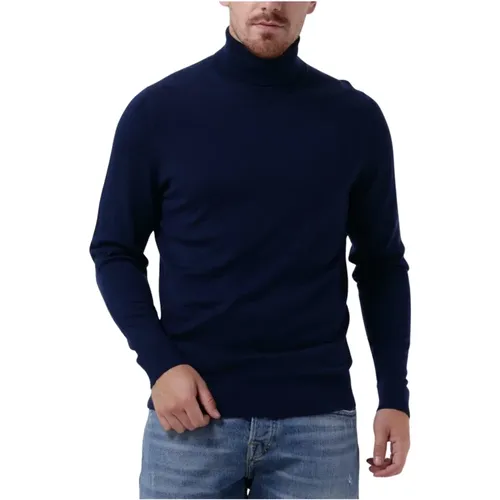 Superior Wool Turtle Neck Pullover , Herren, Größe: XS - Calvin Klein - Modalova