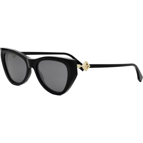 Stylish Model Sunglasses , unisex, Sizes: ONE SIZE - Fendi - Modalova