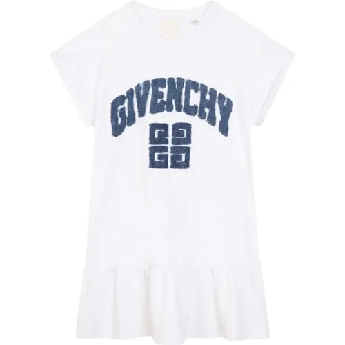 Weiße Kleid mit 4G-Applikation - Givenchy - Modalova