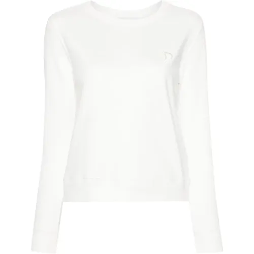 Bianco Sweatshirt , Damen, Größe: L - Dondup - Modalova