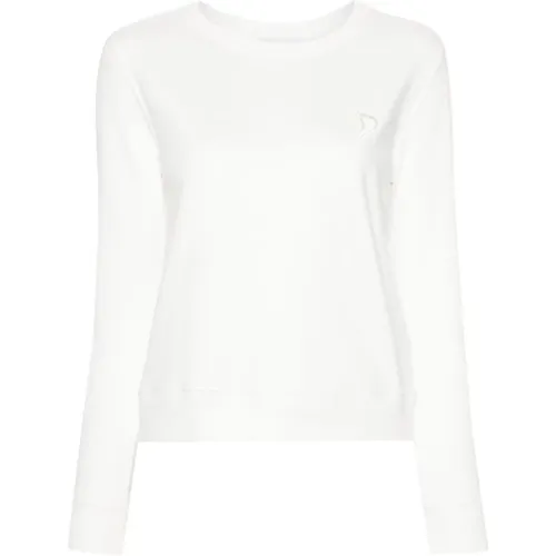 Bianco Sweatshirt , female, Sizes: L, XS - Dondup - Modalova