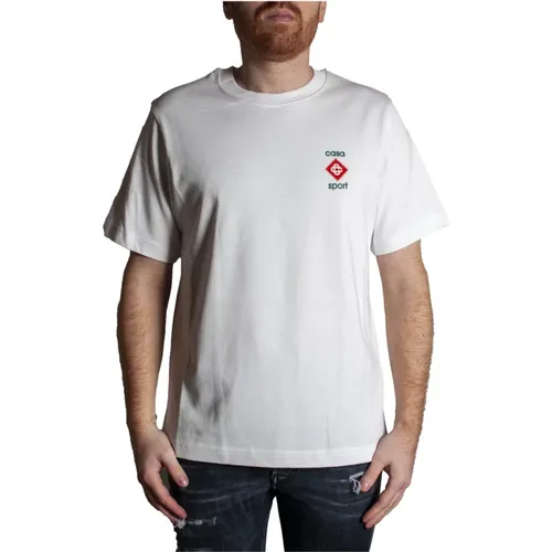 Casa Sport Logo Tee , male, Sizes: M, 2XL, XL - Casablanca - Modalova