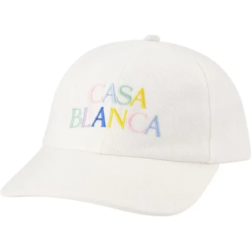 Stilvolle Stacked Logo Hat - Casablanca - Modalova