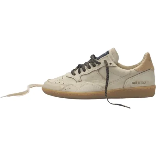 Vintage Style Light Taupe Sneakers , Damen, Größe: 36 EU - Hidnander - Modalova