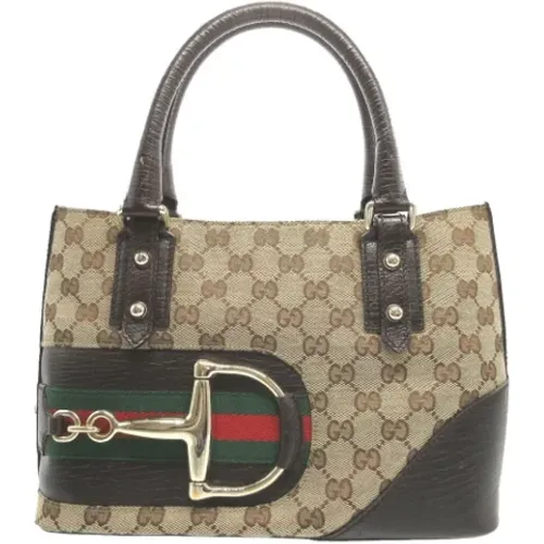 Pre-owned Canvas gucci-bags , female, Sizes: ONE SIZE - Gucci Vintage - Modalova