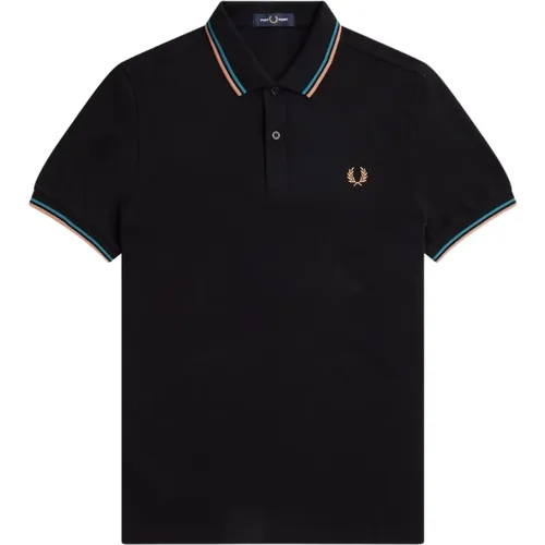 Polo Twin Tipped , male, Sizes: 2XL, S, M - Fred Perry - Modalova