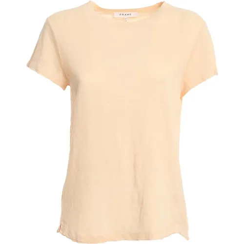 T-shirt , female, Sizes: M, XS - Frame - Modalova