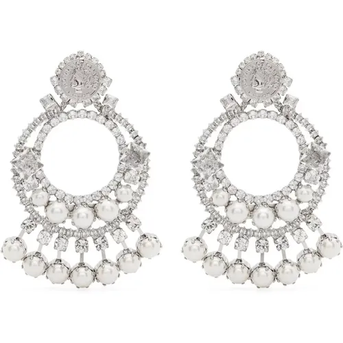 Stylish Earrings with Unique Design , female, Sizes: ONE SIZE - Ermanno Scervino - Modalova