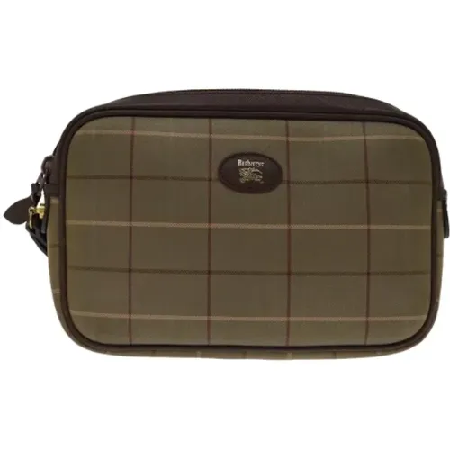 Pre-owned Canvas clutches , female, Sizes: ONE SIZE - Burberry Vintage - Modalova