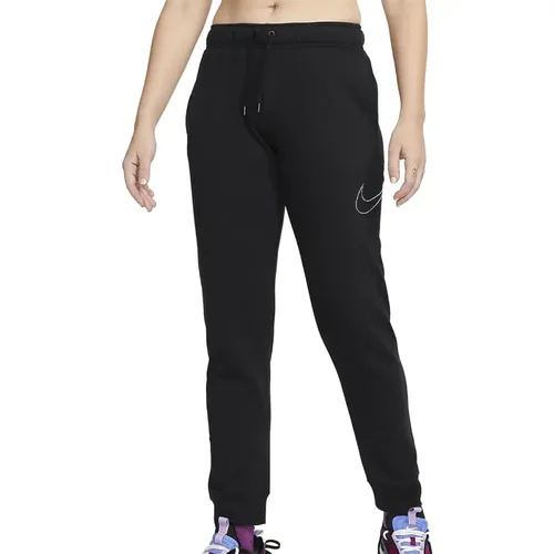 Damen Fleece Logo Strass Hose , Damen, Größe: L - Nike - Modalova