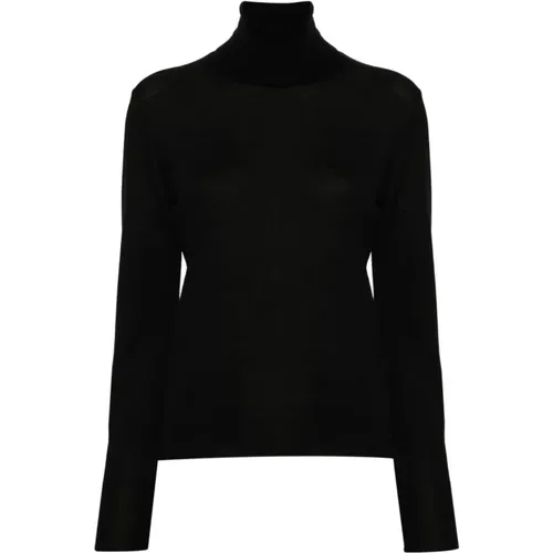 Schwarze Pullover Kollektion , Damen, Größe: S - Roberto Collina - Modalova