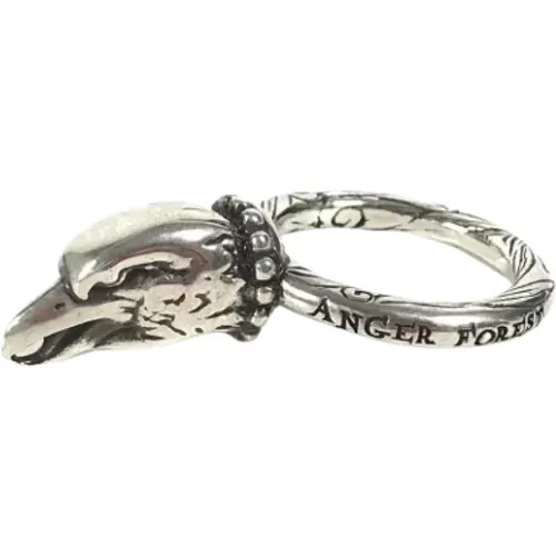 Pre-owned Silber ringe - Gucci Vintage - Modalova